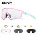 SCVCN Fashion Sunglasses for Men Sport Cycling Glasses Bike Bicycle Hiking Camping Golf UV400 Protection Glasses Women Baseball