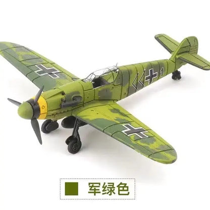 1/48 Scale WWII AirForce P-40 Tomahawk Military Flying Tigers P51 MUSTANG F4U BF109 Fighter Model Collection DIY Puzzle Toys