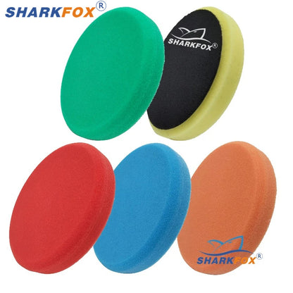 Esponjas de pulido Sharkfox de 5" (125 mm) y 6" (150 mm) para pulidoras DA/RO/GA