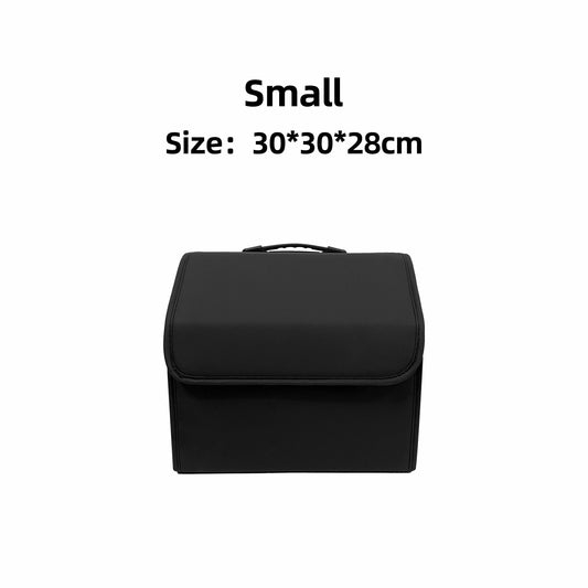 Storage Box PU Leather Multipurpose Collapsible Car Trunk Storage Organizer Car Trunk Organizer Stowing Tidying Auto Accessories