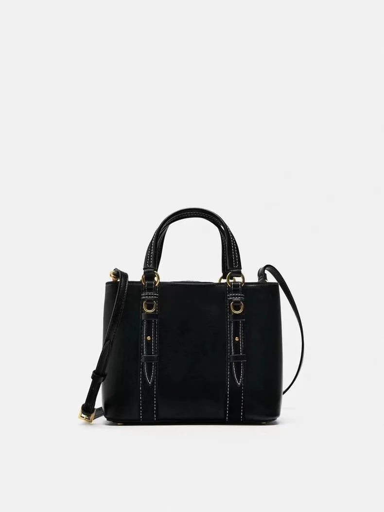 Bolso de diseñador de lujo para mujer, de piel sintética suave, tipo cubo, de alta calidad, tipo bandolera