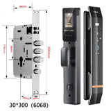 3D Face Smart Door Lock Biometric Recognition Fingerprint Password IC Card APP Wifi Lock Unlock for Home House Apartment