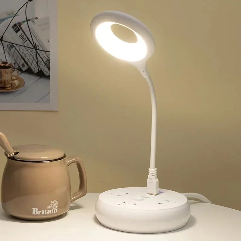 USB 18LEDs Direct Plug Portable Lamp Notebook Computer Lamp Eye Protection Student Study Reading Available Night Light Lighting