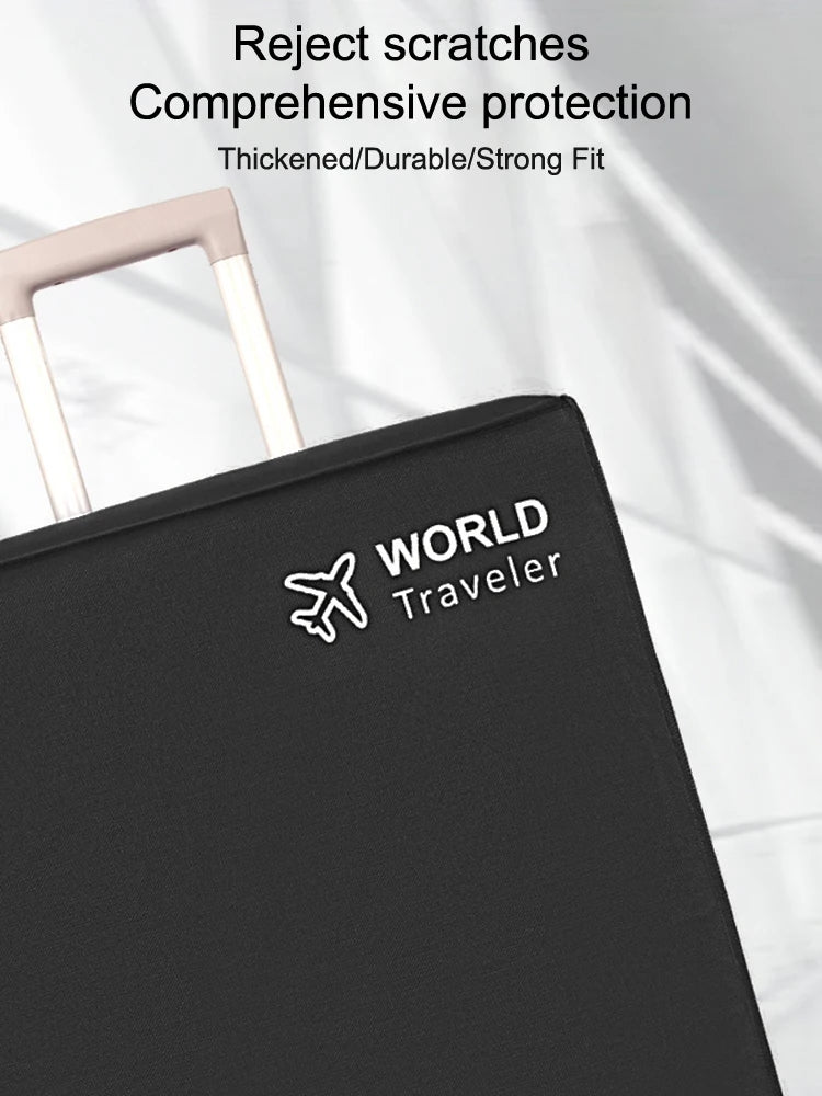 Luggage Compartment Protective Cover Wear Resistant Non Woven Fabric Thickened Dust Cover Durable Travel Case Cover Black Travel