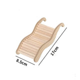 Wooden Wave Staircase Hamster Toy Pet Supplies - Eco-Friendly Fun for Small Animals
