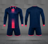 Adult Kid Soccer Jersey Customize Long Sleeved Football Uniform Shirt Futsal Sportswear Training Tracksuit Sports Clothes Outfit