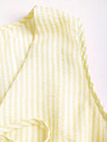 Women's Sets Two 2pcs Sale Summer V Neck Sleeveless Lace Up Vests&High Elastic Waist Striped Wide Leg Pant Suits OUYW-25014