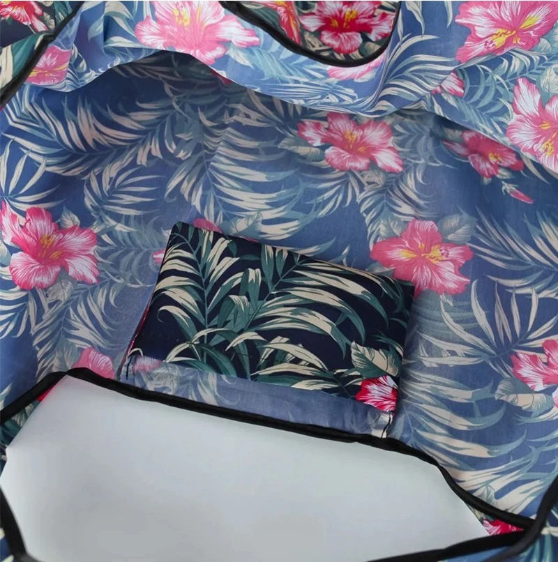 Folding Shopping Bag Large Capacity Environmental Protection Portable Handbag Supermarket Toy Storage Bags Travel Grocery Bag