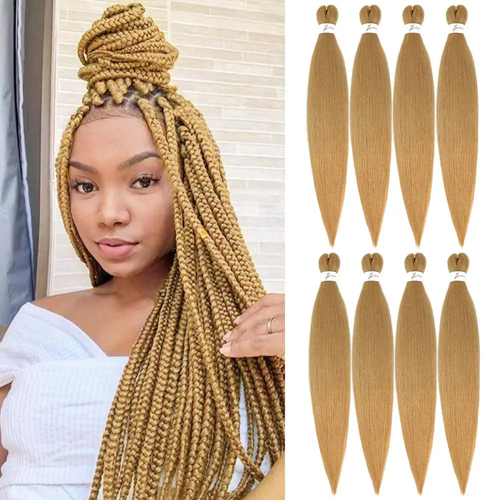 Trança de cabelo pré esticado extensões de trança sintética trança jumbo para paixão senegalesa caixa de torção trança pacotes de cabelo soku