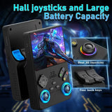 2025 V40MAX Handheld Game Console 4'' IPS Screen 4000mAh Battery Joystick RGB lighting Effect 256GB with more than 40000 games