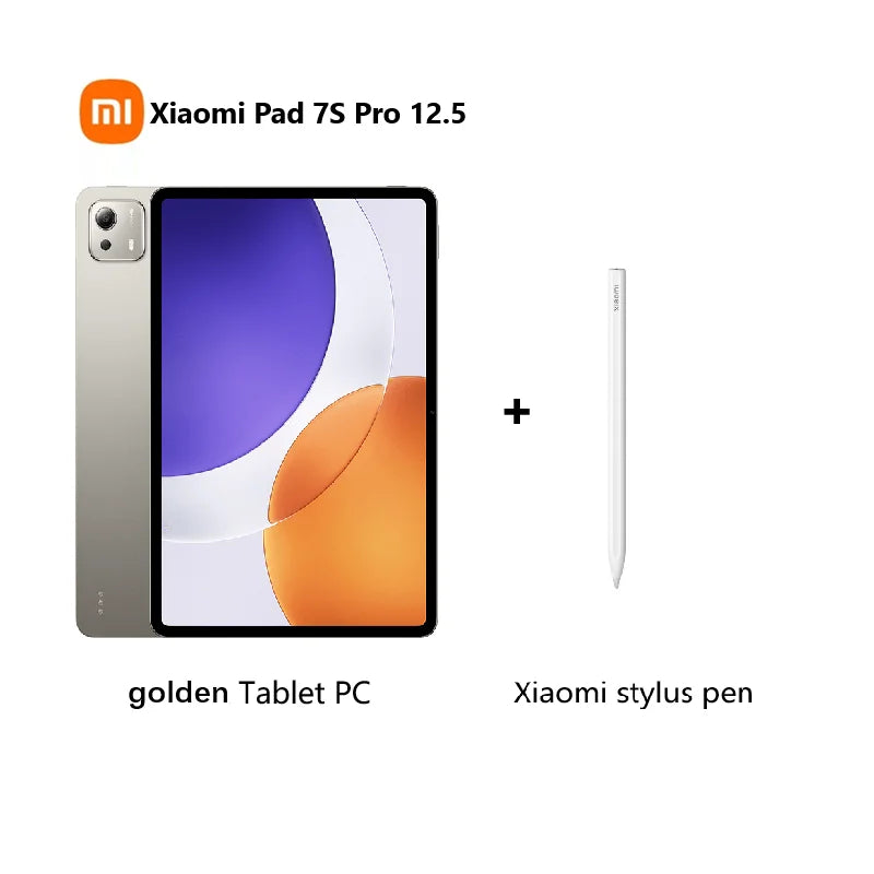 Xiaomi Tablet Xiaomi Pad 7S Pro 12.5 2025 12.5"3.2K XRing O1 processor 12GB+512GB Xiaomi HyperOS 2 system 10610mAh Tablet PC
