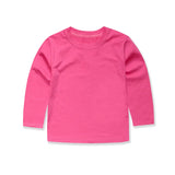 Boys Girls T Shirt Long Sleeves 1 to 2 3 4 5 6 7 8 9 10 11 12 13 14 Years 100% Cotton Toddler Boy Shirts for Teens Girl Clothes