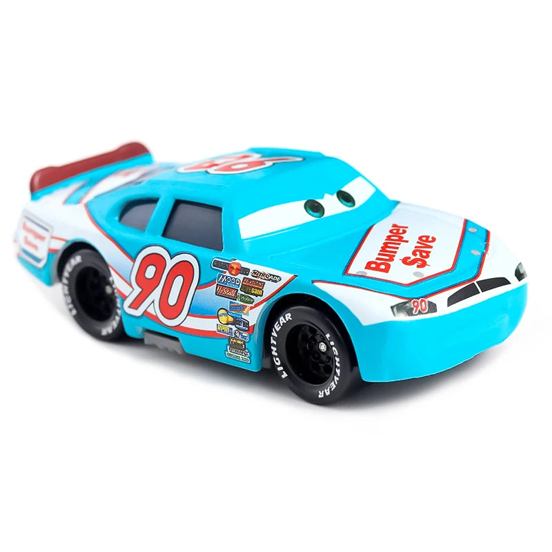 Disney Pixar Cars 3 Lightning McQueen No19 Poppy Racing Family Family Jackson Storm Ramirez Die Cast Metal Alloy Kids Gifts