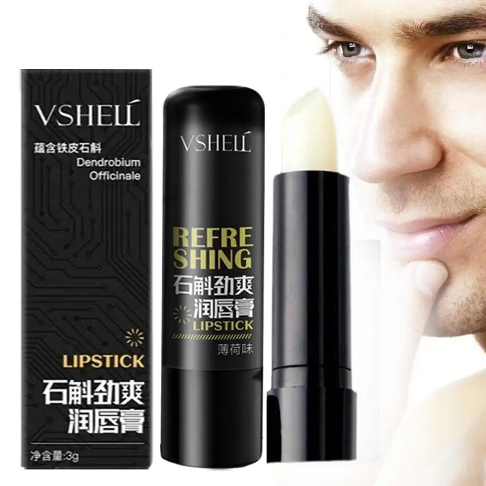 Men Lip Balm Gently Moisturizes Anti-Cracking Remove Dead Skin Refreshing And Not Greasy Men's Cosmetics Lips Skin Care Products