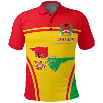 Polo azul de Guinea para hombre, emblema de GW, estampado 3D, estilo casual, manga corta, solapa holgada, verano 