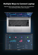 HGFRTEE 18.5inch Portable Monitor 100Hz RGB100% With VESA Hole & Back bracket Laptop Extended Display ADS-IPS HDR Screen