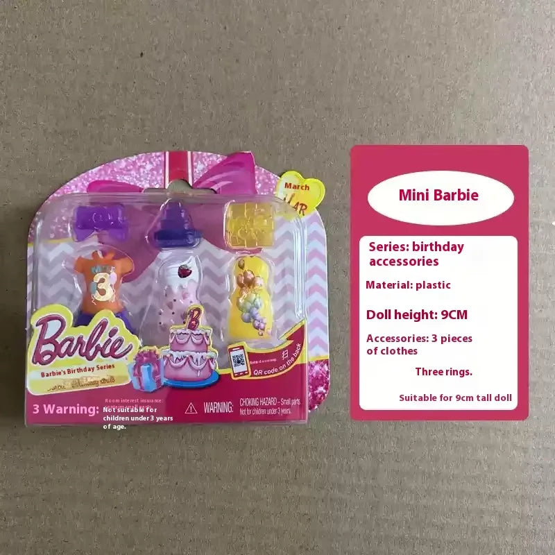 Genuine Mini Barbie Doll Authentic Dream Birthday Series Toy Collectible Figurine for Girls House Play DVCT52 from China