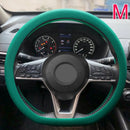 Car Silicone Steering Wheel Cover Men's And Women's Summer Fashion Sweat Wicking Non-slip All-season Model Thin And Soft