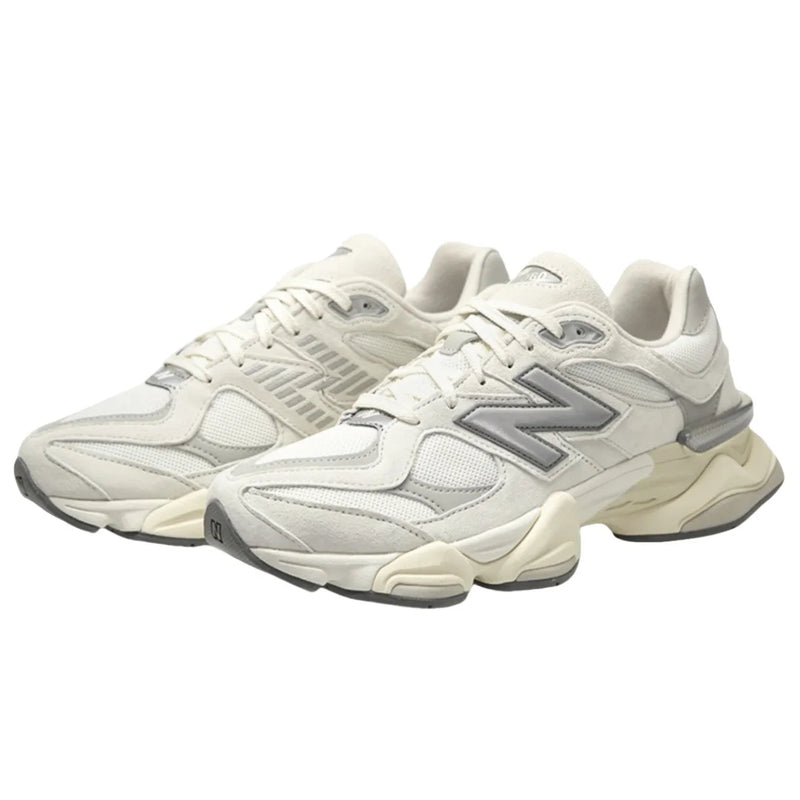 NewBalance NB 9060 Men's and Women's Casual Shoes Fashion Breathable Walking Mesh Flat Shoes Sneakers White Female Footwear