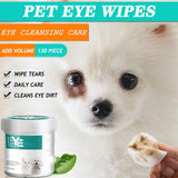 New Pet Eye Wipes Cats and Dogs Tear Stain Wet Wipes Cats and Dogs Universal No Irritation Cleaning Products 130 Canned Wipes