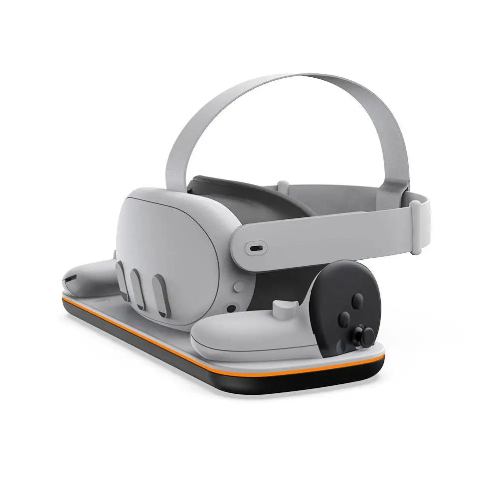 Base de carga para Meta Quest3, asas para auriculares de realidad virtual Meta 3, estación de carga, soporte de almacenamiento para Meta 3, nuevo
