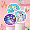 Diamond Painting Set Cute Unicorn Beginner Diamond Painting Set 5D DIY Children and Adults Diamond Painting Photo Frame Craft