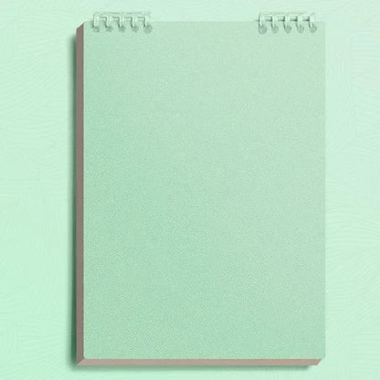 Cuaderno A5 de 60 hojas gruesas con encuadernación en espiral, hojas sueltas con líneas, para estudiantes, escuela, oficina, papelería.