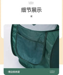 Durable Collapsible Laundry Basket, Mesh Pop Up Laundry Hamper With Side Pocket, Foldable Clothes Storage Hamper With Reinforced