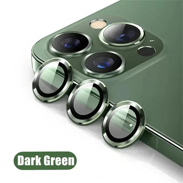 Metal Camera Lens Protector for iPhone, iPhone 11, 12, 13, 14, 15 Pro Max, 15, 14 Plus, 13, 12 Mini, Camera Glass, 2-3pcs 