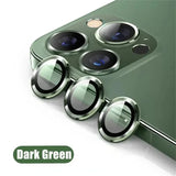 Metal Camera Lens Protector for iPhone, iPhone 11, 12, 13, 14, 15 Pro Max, 15, 14 Plus, 13, 12 Mini, Camera Glass, 2-3pcs 