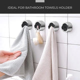 Soporte de enchufe para toalla autoadhesivo, organizadores de baño montados en la pared, ganchos para toallas, estante de almacenamiento, trapos de cocina, Clips para paños, 1-10 Uds.