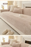 1PC Velvet Thicken Sofa Seat Cover Nordic Universal Sofa Cushion Slipcover Anti-slip L Corner Couch Towel Mat for Living Room