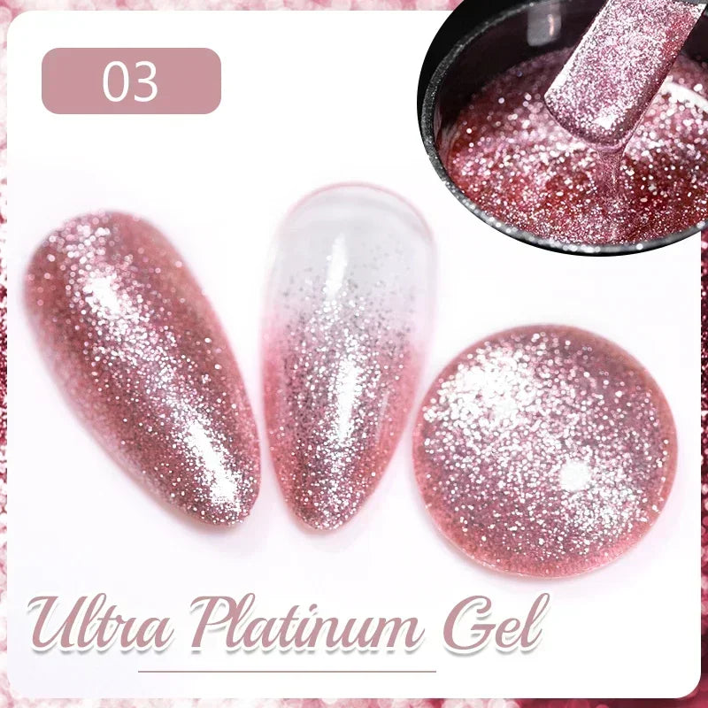 7.5ML Super Shiny Ruby Red Cat Magnetic Gel Nail Polish Wine Red Cat Eye Gel Soak Off Semi-Permanent Nail Varnish For Manicure