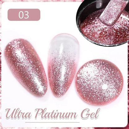 7.5ML Super Shiny Ruby Red Cat Magnetic Gel Nail Polish Wine Red Cat Eye Gel Soak Off Semi-Permanent Nail Varnish For Manicure