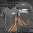 2025 New Fashion Trends Rally Fans Jersey 3D Printed Quick-drying Breathable Sports Men's Plu-size Round Neck T-shirt