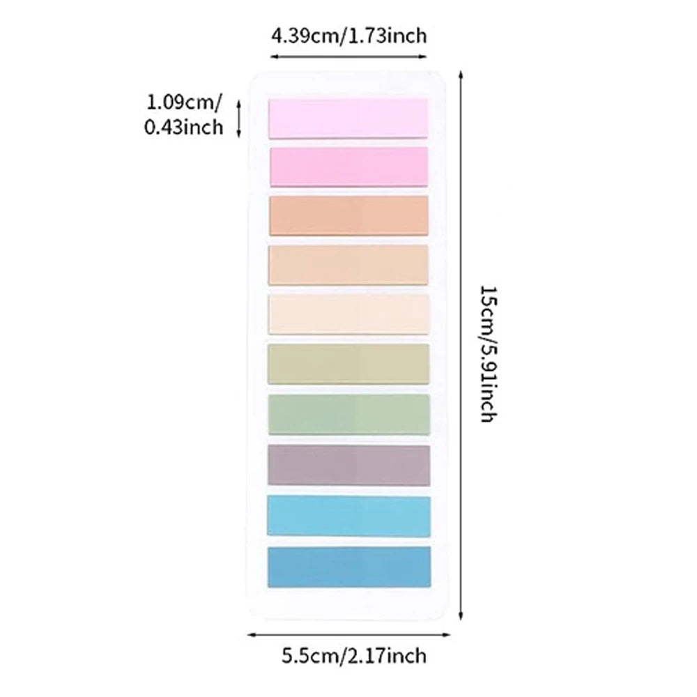 200-3600Sheets Transparent Index Creative Memo Pads Office School Stationery Self-Adhesive Stickers Posted It Sticky Note Pads