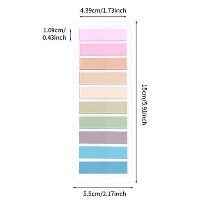200-3600Sheets Transparent Index Creative Memo Pads Office School Stationery Self-Adhesive Stickers Posted It Sticky Note Pads