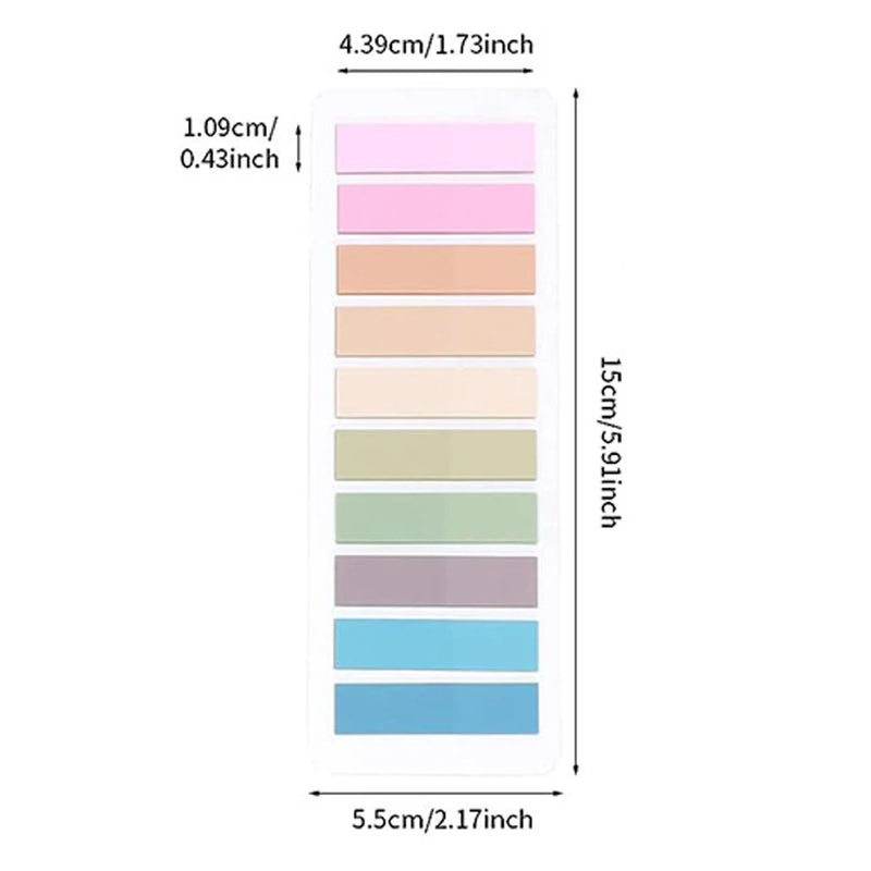 200-3600Sheets Transparent Index Creative Memo Pads Office School Stationery Self-Adhesive Stickers Posted It Sticky Note Pads