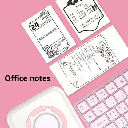 Printing Paper Convenient For Pocket Printers Student Wrong Question Thermal Bluetooth Mobile Phone Photo Data Note Print Camera