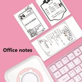Papel para Impressão Conveniente para Impressoras de Bolso Estudante Perguntas Erradas Térmica Bluetooth Celular Foto Dados Notas Imprimir Câmera