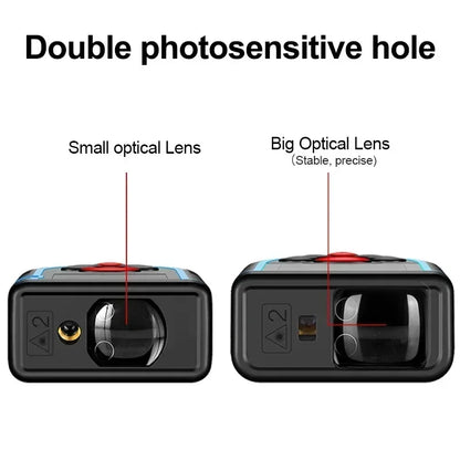FANYUE SW-120 Display Laser Distance Meter 80M 120M Camera Digital Meter Area Volumn Digital Angle Ruler Laser Rangefinder Tape