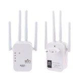 Repetidor WiFi de 300 Mbps, extensor WiFi inalámbrico, amplificador WiFi de 4 antenas, 5G, 2,4G, red de doble banda, enrutador de señal de largo alcance