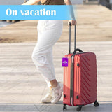 Aluminium Alloy Aircraft Luggage Tag with Name Travel Luggage Tag ID Card Anti-lost Solid Color Travel Accessories