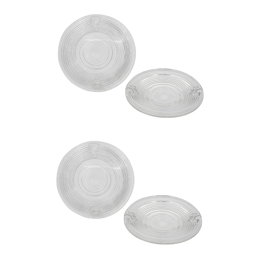 For Harley Touring Electra Glide Road King Ultra Glide Softail 1986 - 2014 Motorcycle Front Turn Signal Light Lens Cover Parts