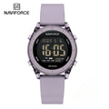 NAVIFORCE NF7108 Casual Wild Ladies Watch 50m Waterproof LCD Digital Display Electronic Silicon Strap Female Clock