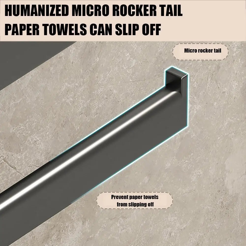 Portarrollos de papel higiénico de pared, de plástico grueso y resistente al óxido, para baño y cocina.