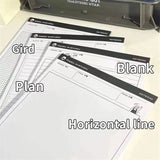 1PC B5 Sticky Note Paper Simple and Tear off Paper Learning Supplies Plan Note Book