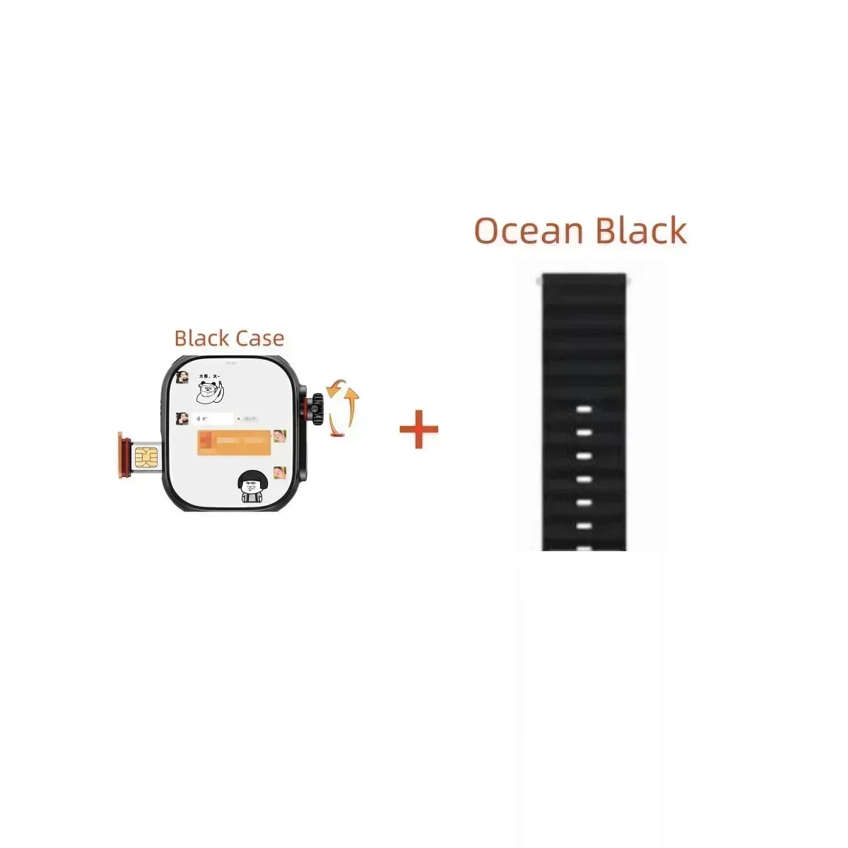 CDS9 5G Smartwatch: Android Smartwatch | 2.2" AMOLED HD | 180° Rotating Camera | 4G & GPS