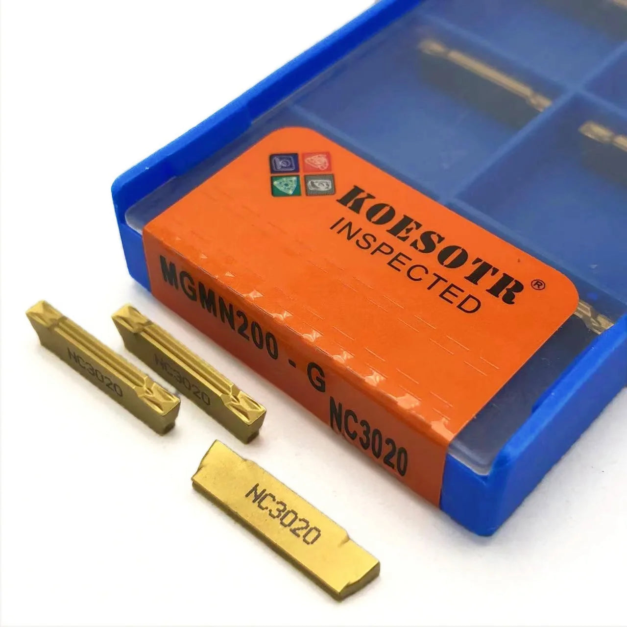 MGMN200 G NC3020 PC9030 NC3030 Herramientas de torneado Inserto de carburo para ranurado de 2 mm para metal MGMN 150 Insertos de ranurado para torno Prating