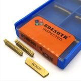 MGMN200 G NC3020 PC9030 NC3030 Herramientas de torneado Inserto de carburo para ranurado de 2 mm para metal MGMN 150 Insertos de ranurado para torno Prating